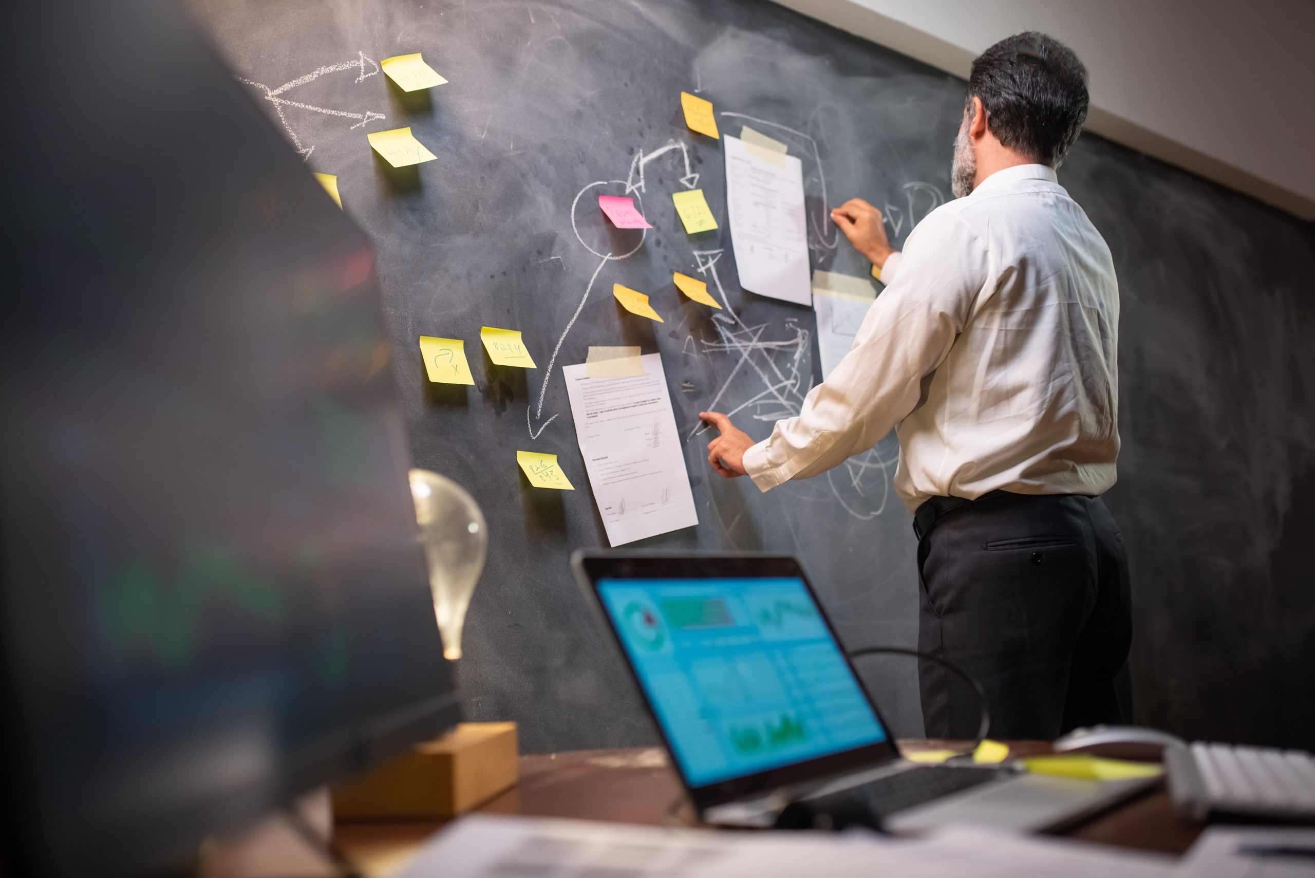 Business professional planning business strategy, business structuring and strategic budgeting for SMEs