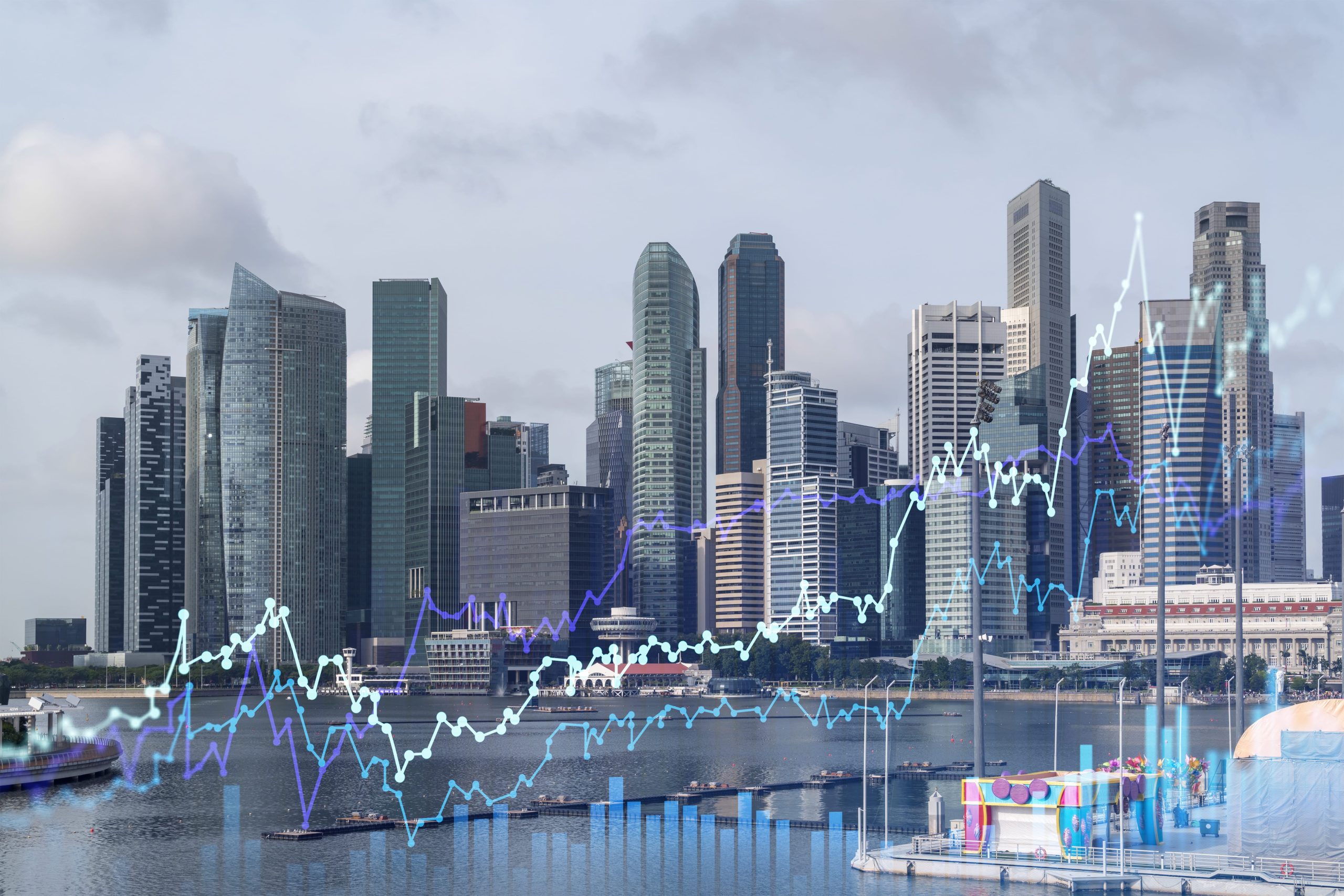 Singapore financial district illustrating business growth, financial planning, and economic trends